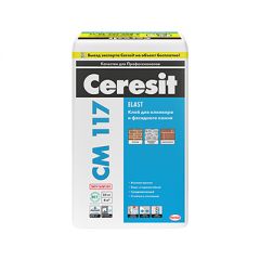 Клей для плитки эластичный универсальный Ceresit CM 117 25 кг