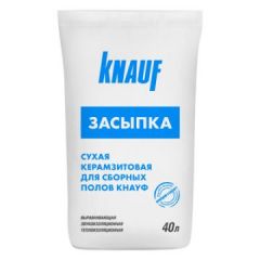 Засыпка сухая Керамзит Кнауф 0-5 мм 40 л (25 кг)