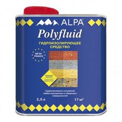 Гидроизолирующее средство Alpa Polyfluid 2,5 л