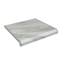 Подоконник Danke (Данке) Komfort Серый глянцевый, ширина 550 мм, 1000 мм