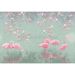 Фреска Affresco (Аффреско) Ботаника Тропики Розовые птицы Арт. ID136065