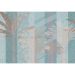 Фреска Affresco (Аффреско) Современный стиль Природа Серые пальмы Арт. ID136375