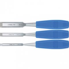 Набор стамесок СибрТех (Sibrteh) плоские, 8-12-18 мм (24421) 3 шт