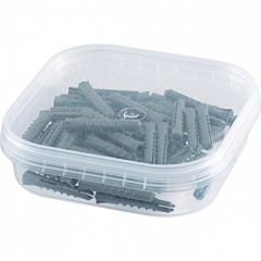 Дюбель СибрТех (Sibrteh) 8x30 ″Еж″ распорный полипропиленовый (46024) 1000 шт