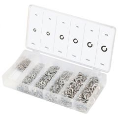 Набор гроверов СибрТех (Sibrteh) D 3, 4, 5, 6, 8, 10 мм (47616) 1200 шт