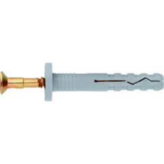 Дюбель-гвоздь Шурупь (Shurup) 8x140 полипропиленовый с цилиндрическим бортиком (42159) 100 шт