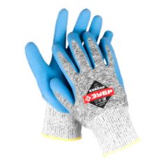 Перчатки Зубр (Zubr) Эксперт с латексным рельефным покрытием размер M (11277-M)