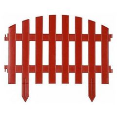 Забор декоративный Grinda Ар Деко 28х300 см терракот (422203-T)