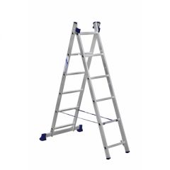 Лестница двухсекционная алюминиевая Алюмет (Alumet) универсальная Серия Н2 2x6 L-3,44 м (H2 5206)
