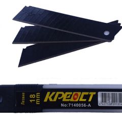 Лезвие для ножа Креост черное 18 мм (7140056-A)
