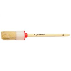 Кисть круглая Matrix №12 45 мм натуральная щетина деревянная ручка (82082)