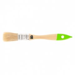 Кисть плоская СибрТех 20 мм натуральная щетина деревянная ручка (82260)