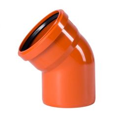 Отвод Ostendorf (Остендорф) KGB канализационный 223220 L 145 мм 45° ø200 мм