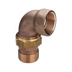 Американка Viega (Виега) угловая бронза с плоским уплотнением НР-ВР 1 1/2″ (348700)