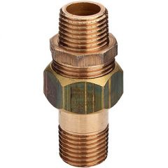 Американка Viega (Виега) бронза с плоским уплотнением НР 1/2″ (320195)