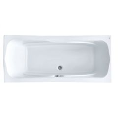 Ванна прямоугольная Santek акриловая КОРСИКА 1800х800 белая асимметричная арт. 1WH111981, (без монтажного комплекта/ножек)