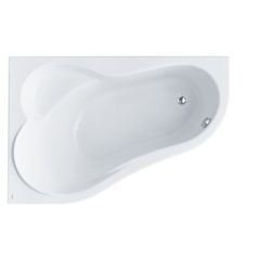 Ванна ассиметричная Santek акриловая ИБИЦА 1500х1000 мм белая левосторонняя арт. 1WH112034, (без монтажного комплекта/ножек)