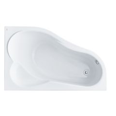 Ванна ассиметричная Santek акриловая ИБИЦА XL 1600х1000 мм белая правосторонняя арт. 1WH112037, (без монтажного комплекта/ножек)