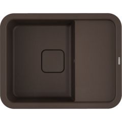 Мойка кухонная прямоугольная Omoikiri Tasogare 65-DC темный шоколад (4993489)