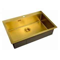 Мойка кухонная прямоугольная Zorg Light Бронза (ZL R 750510 BRONZE)
