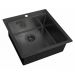Мойка кухонная квадратная Zorg (Зорг) Light Графит (ZL R 510510 GRAFIT)