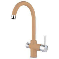 Смеситель Флорентина (Florentina) для кухни под камень FL-06 Капучино (33.56H.2120.306) под фильтр
