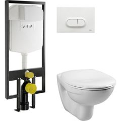 Комплект Vitra с кнопкой Normus Белый (9773B003-7201)