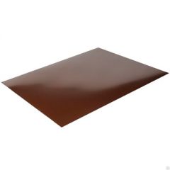 Гладкий лист 2000х1250 мм толщина 0,45 мм коричневый