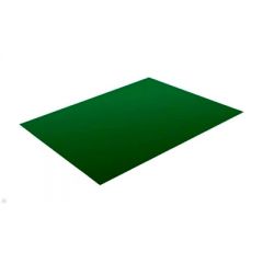 Гладкий лист 2000х1250 мм толщина 0,45 мм зеленый