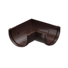 Угол желоба Docke Premium шоколадный 90 135х250х250 мм