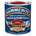 Краска для металла прямо по ржавчине Hammerite гладкая глянцевая Кирпично-красная 0,75 л