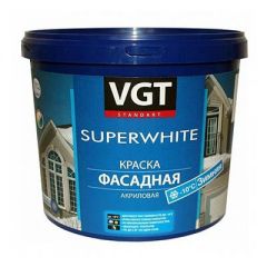 Краска фасадная VGT зимняя Superwhite 3 кг