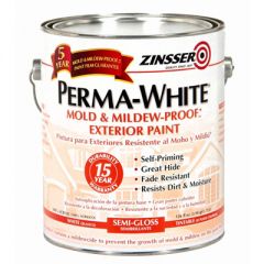Краска фасадная самогрунтующаяся Perma-white Zinsser Белая (3131) 3,78 л
