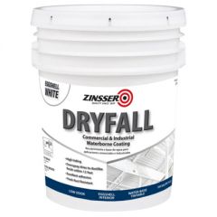 Краска интерьерная быстросохнущая для стен и потолков DRYFALL Zinsser Белая (350999) 18,9 л