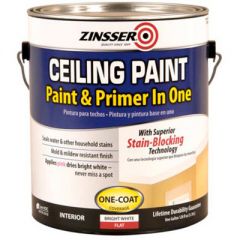 Краска интерьерная Zinsser Ceiling Paint для потолка самогрунтующаяся матовая 3,78 л