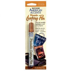 Стойкая краска-карандаш дизайнерская - маркер American Accents Золотой металлик (215190) 0,01 кг