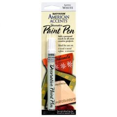 Стойкая краска-карандаш дизайнерская - маркер American Accents Белая (215153) 0,01 кг