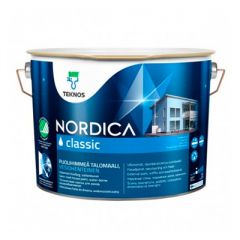 Краска Teknos для домов Nordica Classic РМ1 2,7 л