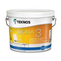Краска Teknos Biora 3 Kattomaali для стен и потолка 2,7 л