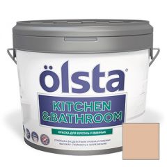 Краска интерьерная Olsta Kitchen and Bathroom 25A Salmon Scale 0,9 л