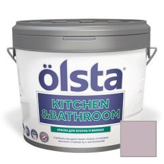Краска интерьерная Olsta Kitchen and Bathroom 144A Satin Violet 0,9 л