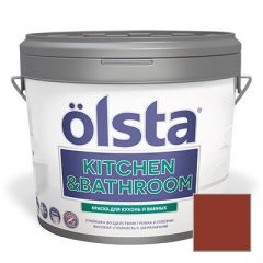 Краска интерьерная Olsta Kitchen and Bathroom 7C Red Roof 0,9 л