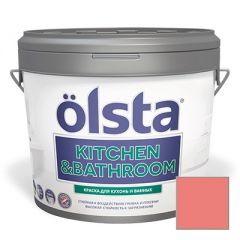 Краска интерьерная Olsta Kitchen and Bathroom 165C Coral Reef 0,9 л
