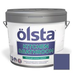 Краска интерьерная Olsta Kitchen and Bathroom 188C Vivid Lilla 0,9 л