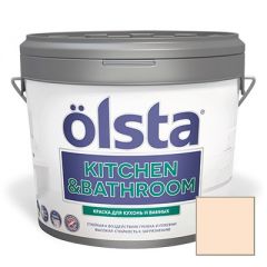 Краска интерьерная Olsta Kitchen and Bathroom 16A Warm Beige 2,7 л