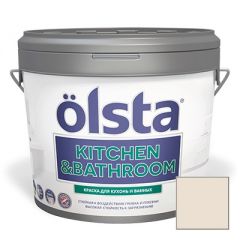 Краска интерьерная Olsta Kitchen and Bathroom 23A Kristall 2,7 л