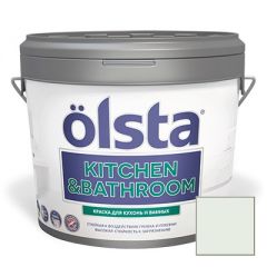 Краска интерьерная Olsta (Ольста) Kitchen and Bathroom 100A Nordiys Light 2,7 л