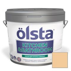 Краска интерьерная Olsta Kitchen and Bathroom 31A Ginger Yellow 9 л