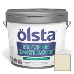 Краска интерьерная Olsta (Ольста) Kitchen and Bathroom 94A Neutral Green 9 л