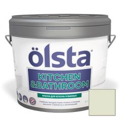 Краска интерьерная Olsta (Ольста) Kitchen and Bathroom 101A Verdant 9 л